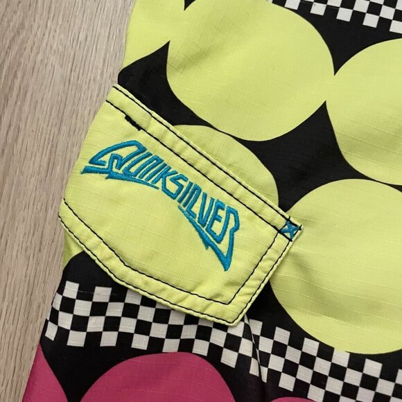 Quiksilver
 Trunks Board Shorts Men's Multicolor Surf Retro Swimming Pool Beach - Picture 3 of 7